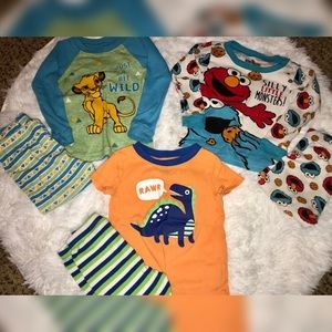 6 piece Pajama bundle 18-24 months boys